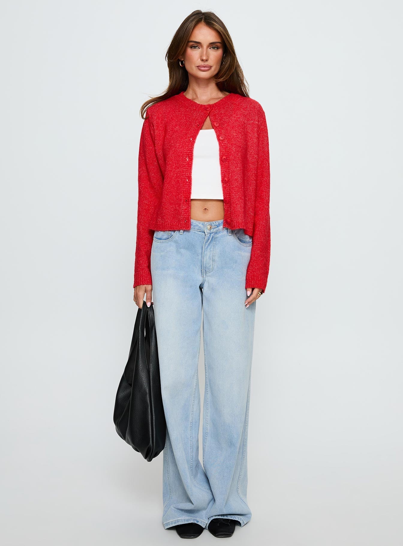 Denmark Cardigan Red | Princess Polly