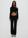 Sina Off The Shoulder Top Black