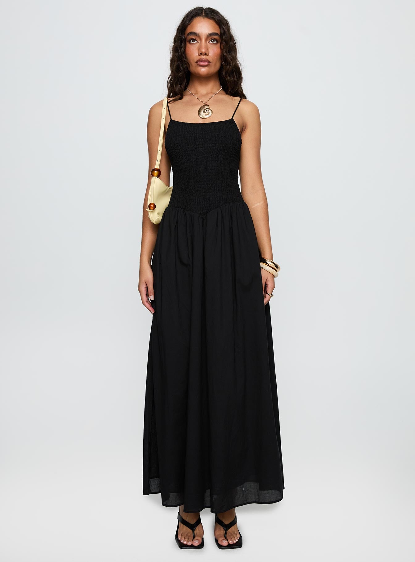 Carys Maxi Dress Black | Princess Polly Carys Maxi Dress Black | Princess Polly