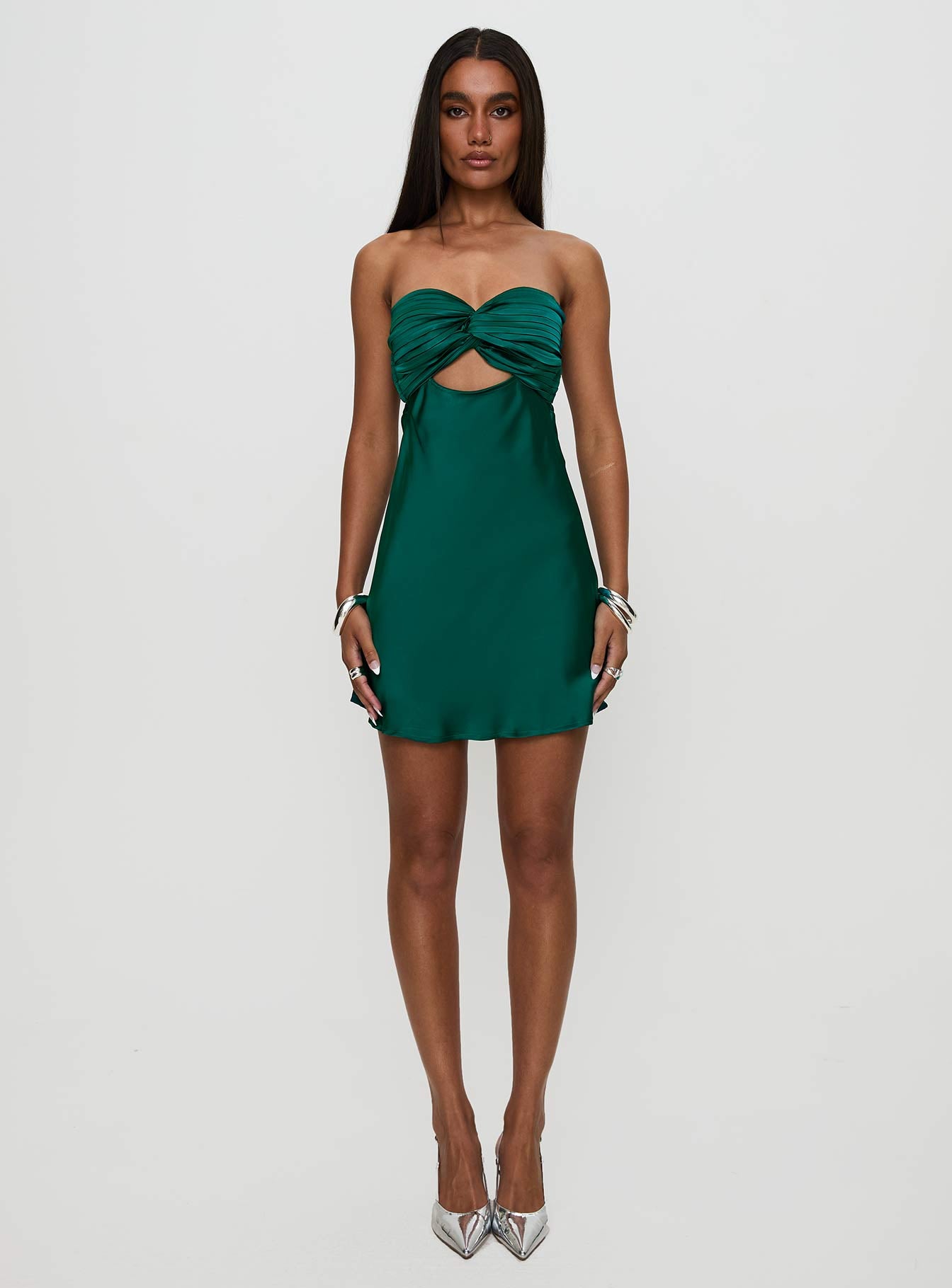 princess polly faviola dress Faviola Strapless Maxi Dress Champagne