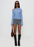 Phillips Cold Shoulder Sweater Blue