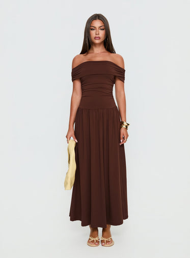 Brown Maxi Dresses