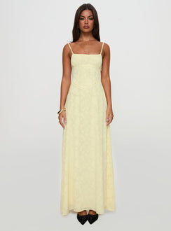 princess polly yellow dress South Of France Maxi Dress | Yellow | Womens