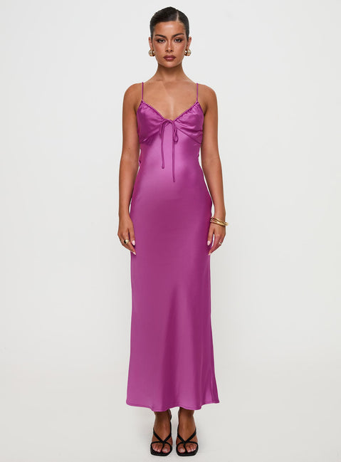 Maguire Maxi Dress Purple | Princess Polly Maguire Maxi Dress Purple | Princess Polly