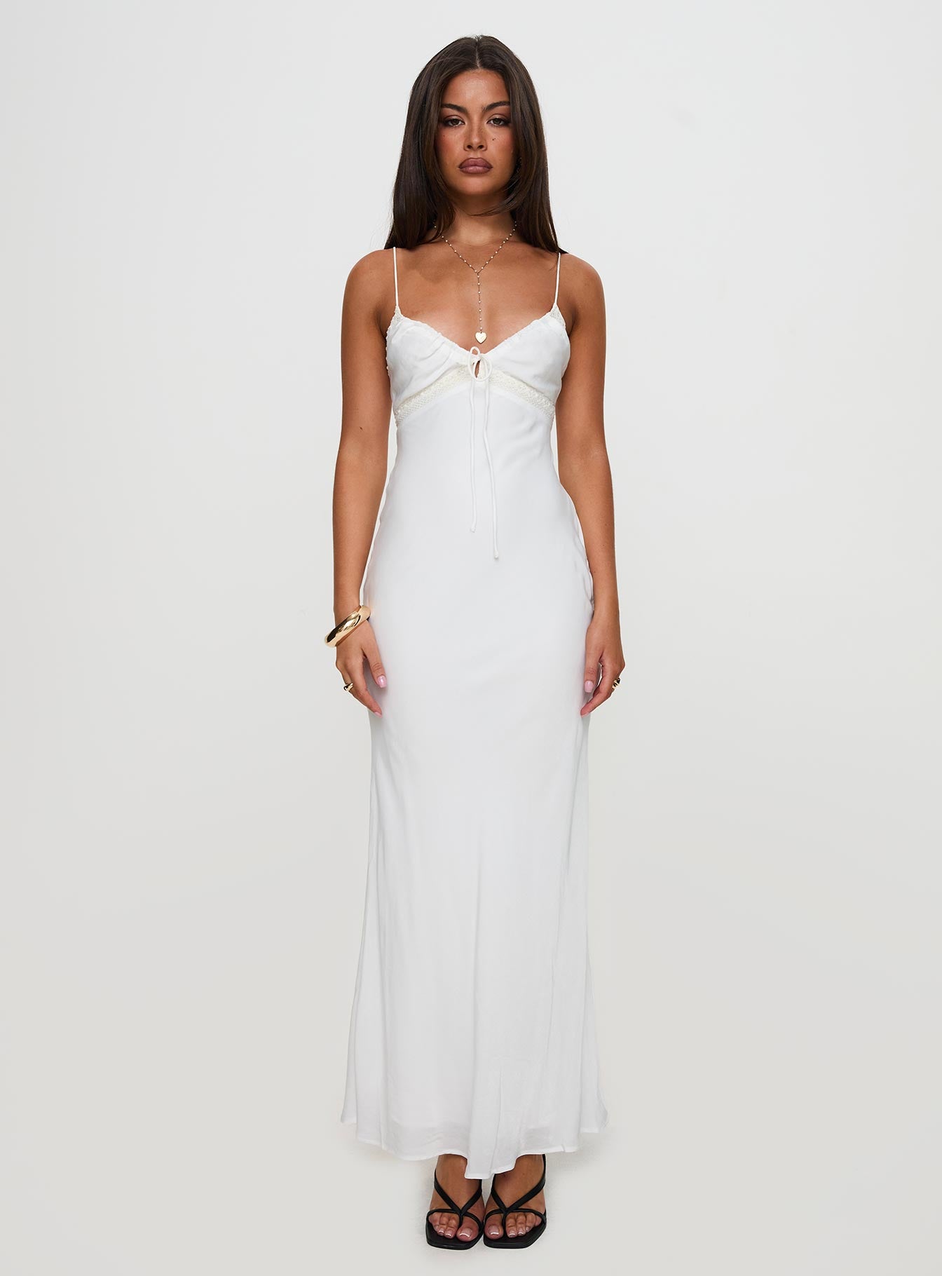 Emily Maxi Dress White | Princess Polly Emily Maxi Dress White | Princess Polly