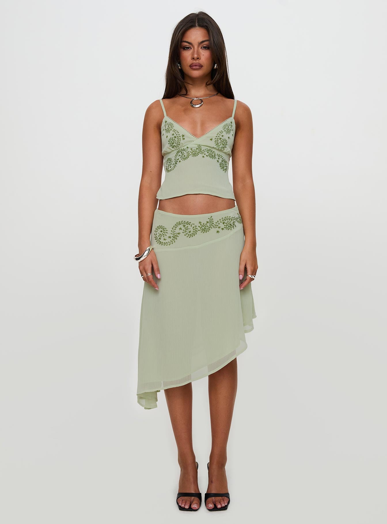 Pappilion Top Sage | Princess Polly