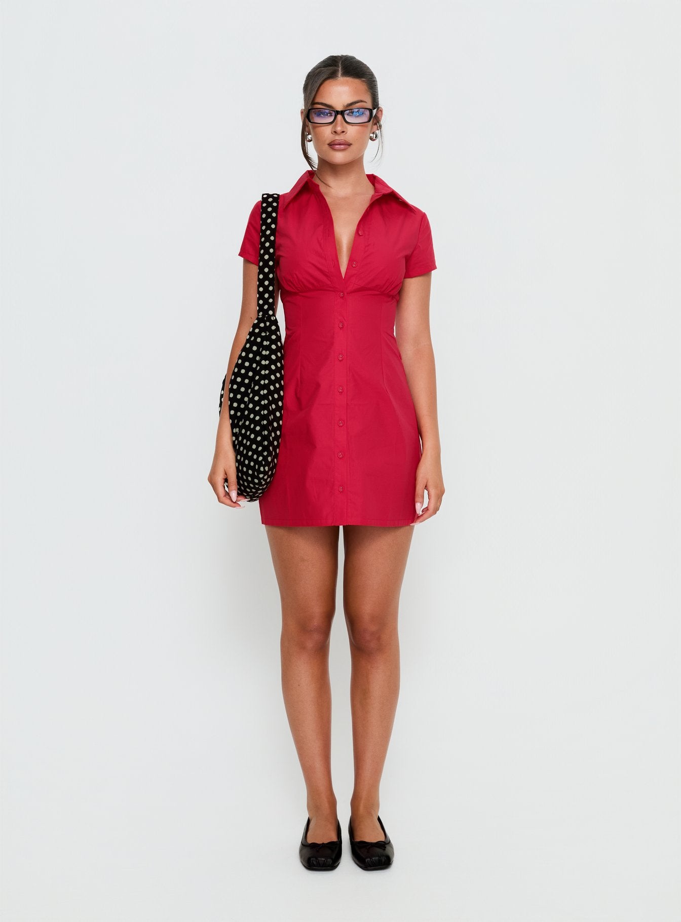 Motley Mini Dress | Red | Womens | Princess Polly Motley Mini Dress | Red | Womens | Princess Polly