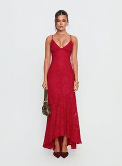 Cyrene Maxi Dress Red