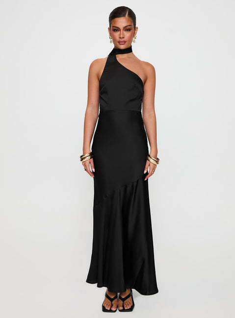 Elixaire Scarf Maxi Dress Black | Princess Polly Elixaire Scarf Maxi Dress Black | Princess Polly