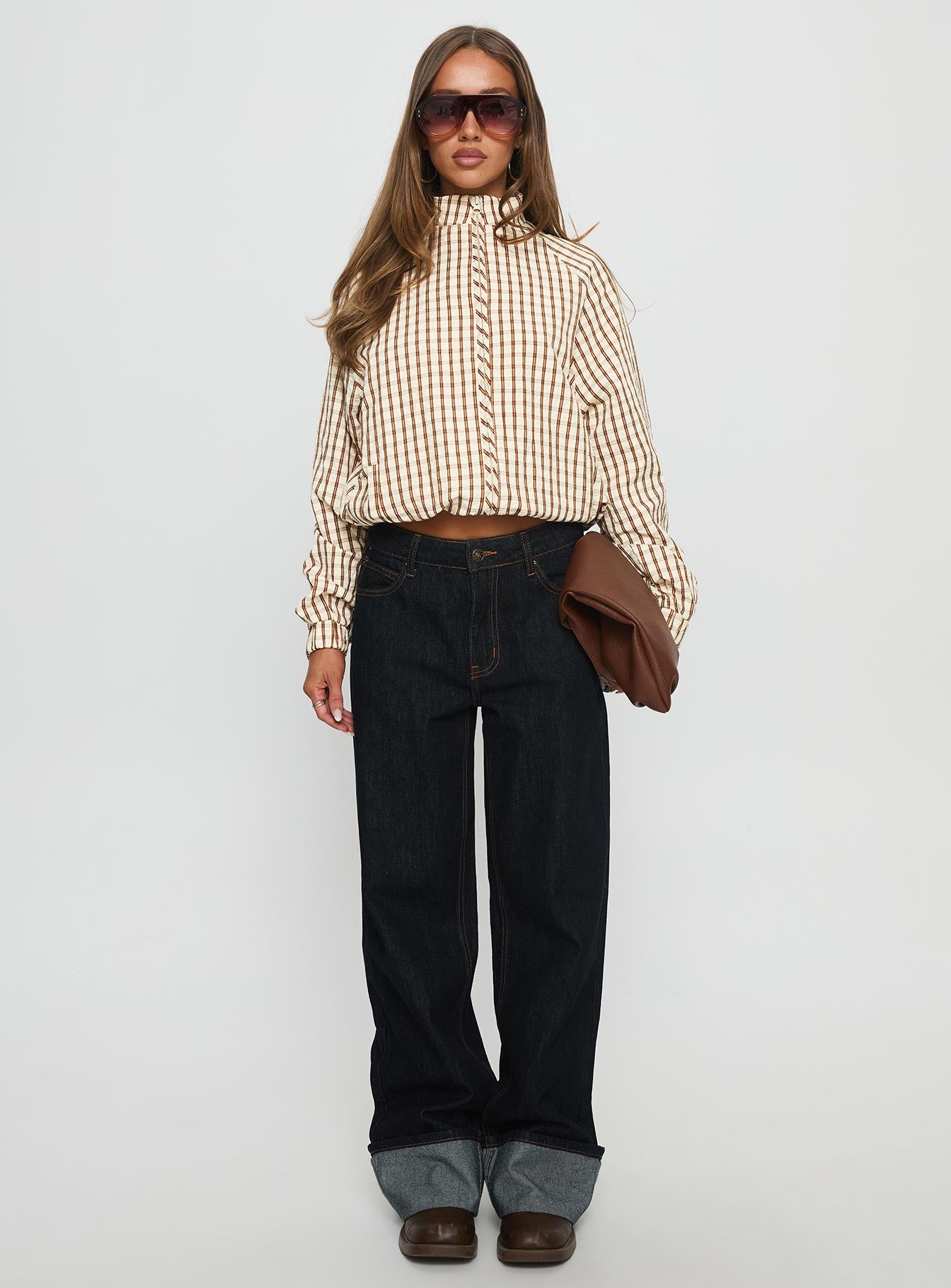 Kalle Jacket Brown Check