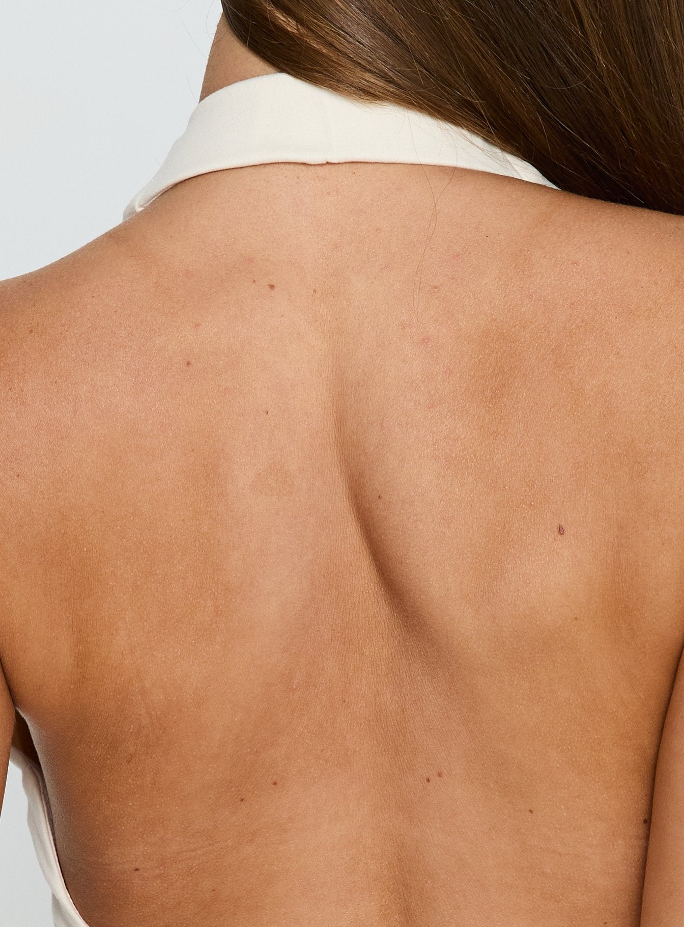 Morganne Halter Plunge Midi Dress Butter