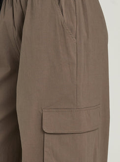 Lunea Concealed Waistband Cargo Pants Charcoal Petite