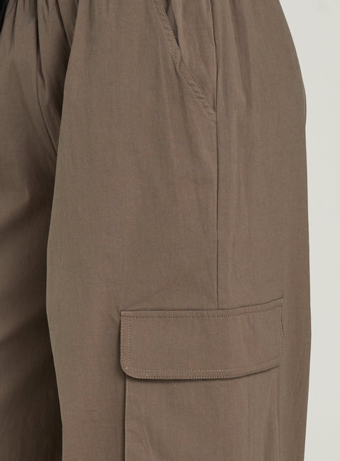 Lunea Concealed Waistband Cargo Pants Charcoal Petite