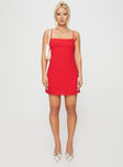 Wurli Mini Dress Red