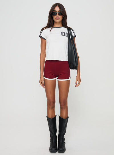 baby the charley tee pink plum poppy