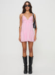 Nicoletta Mini Dress Light Pink
