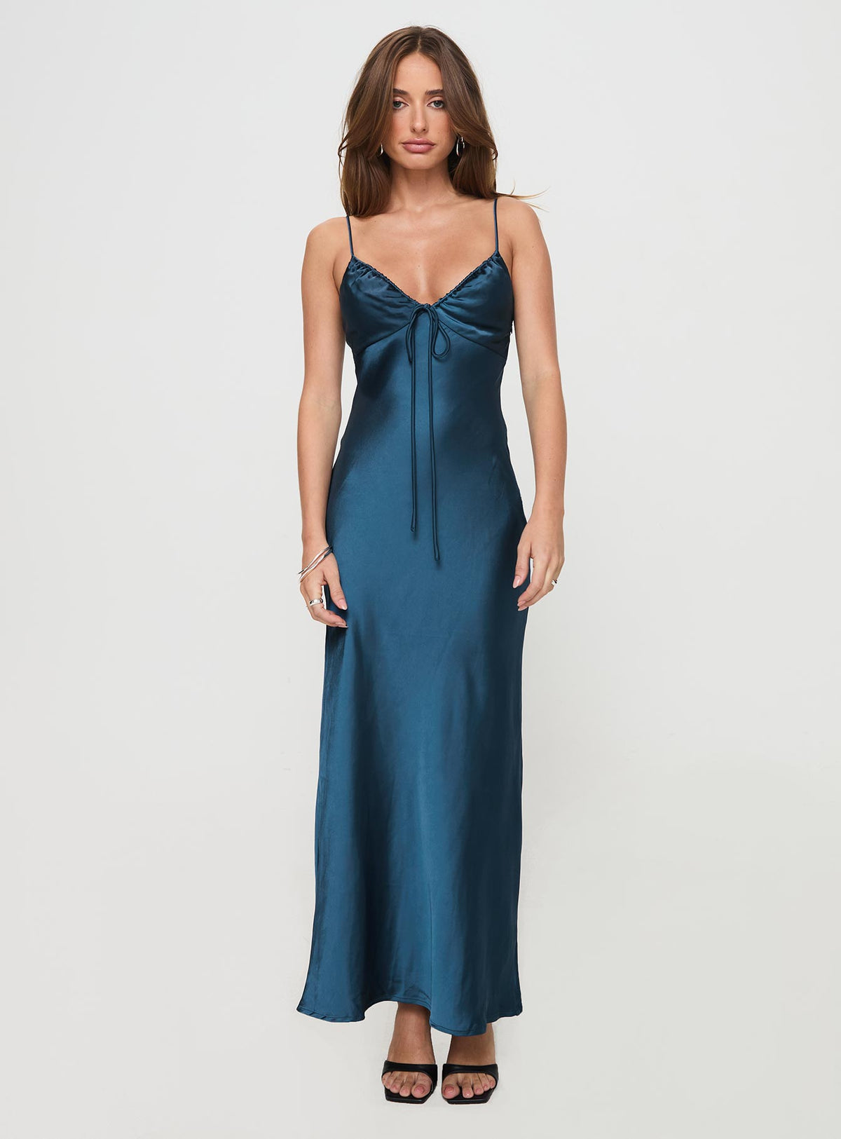Maguire Maxi Dress Navy Princess Polly