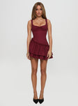 Shantelle Romper Burgundy