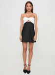 Shellie Mini Dress Black / White