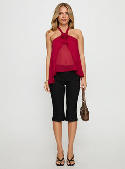 Zoanne Chiffon Layered Top Guava