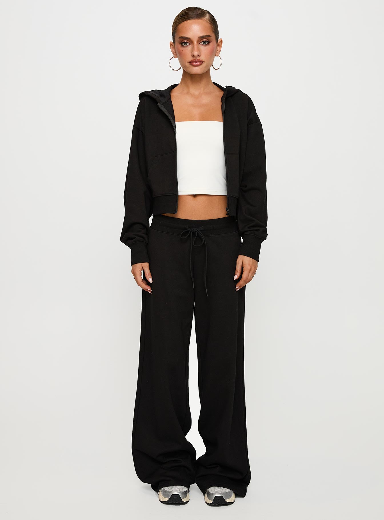 Mindful Low Rise Pant Black | Princess Polly