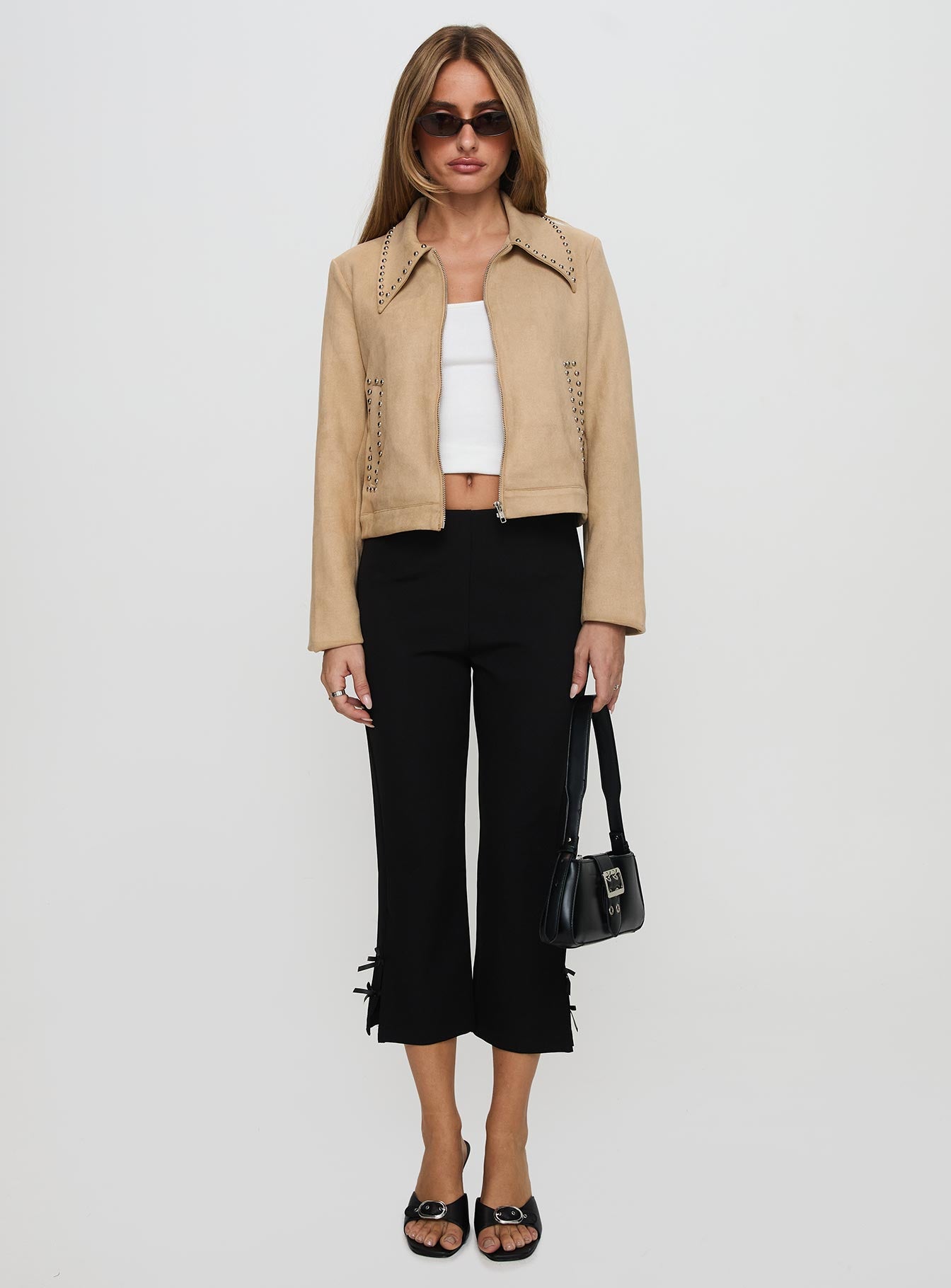 Hurleigh Faux Suede Jacket Brown