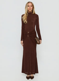 Yaqueline Long Sleeve Ruched Maxi Dress Burgundy | Princess Polly Yaqueline Long Sleeve Ruched Maxi Dress Burgundy | Princess Polly