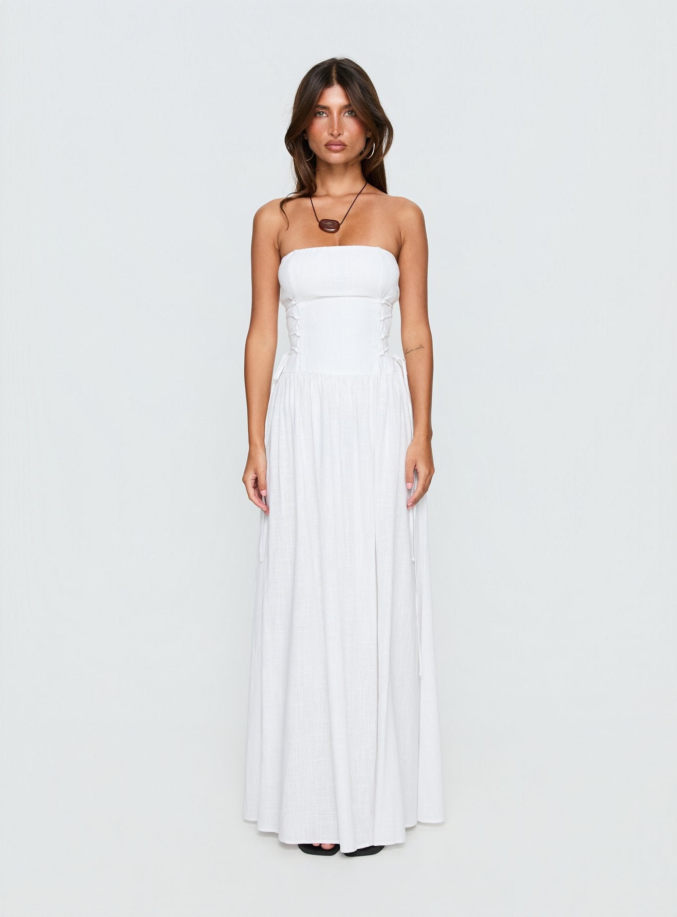 So Far So Good Maxi Dress White