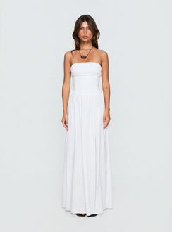So Far So Good Maxi Dress White