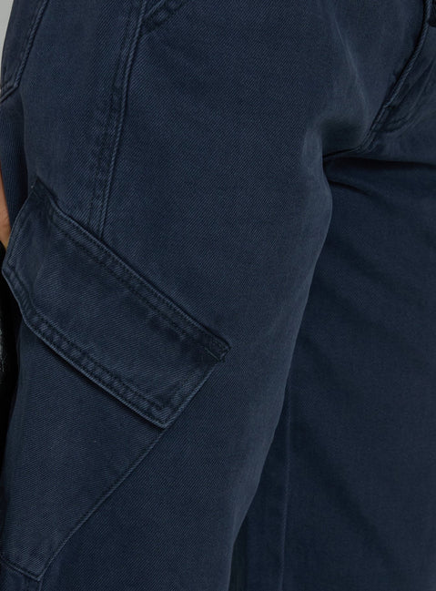 Apres Tie Waist Jorts Navy