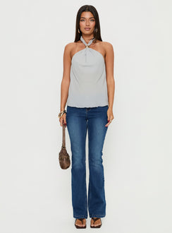 Darlinn Hardware Detail Top Grey