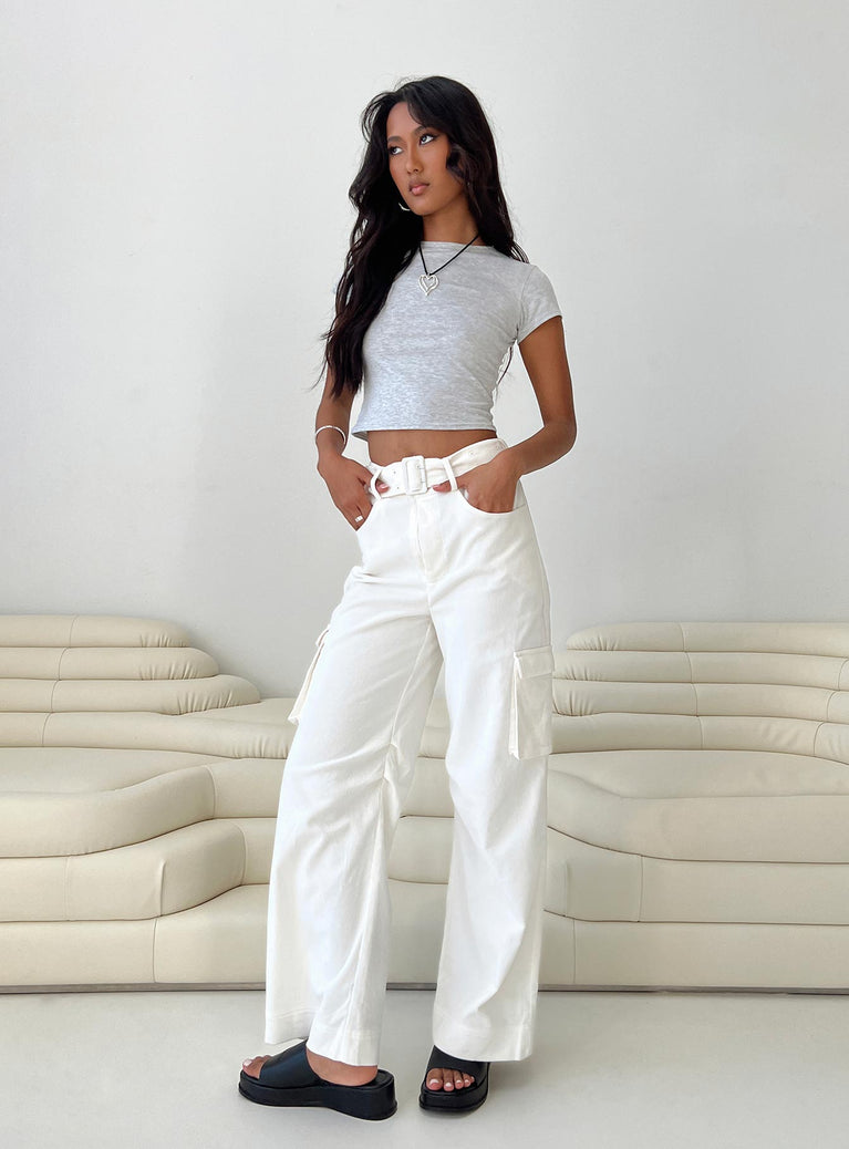 Style White Cargo Pants, White Cargo Pants Women