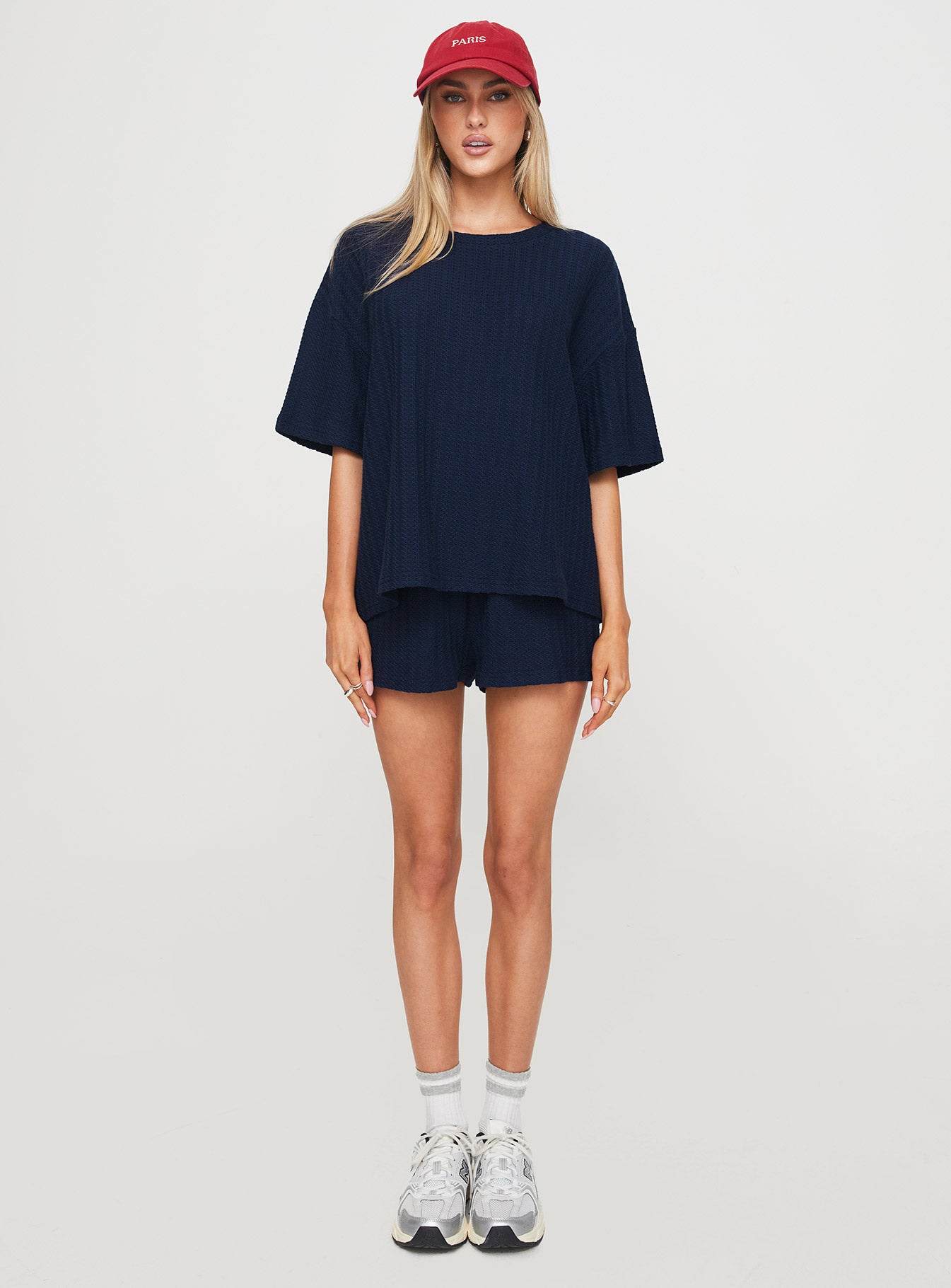 Cammie Knit Set Navy