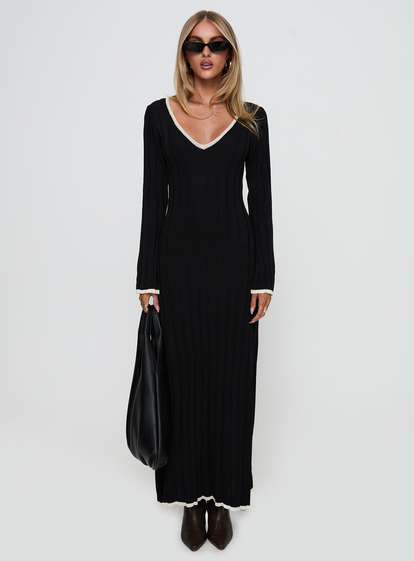 long sleeve summer maxi dress Vintage Cotton Button Tiered A-Line Plus Size Shirt Dress Casual Flowy Long Beach Vacation Dresses for Women 2024, Black, Small at Amazon Women's Clothing store sleeve length 25 in Claira Long Sleeve Maxi Dress