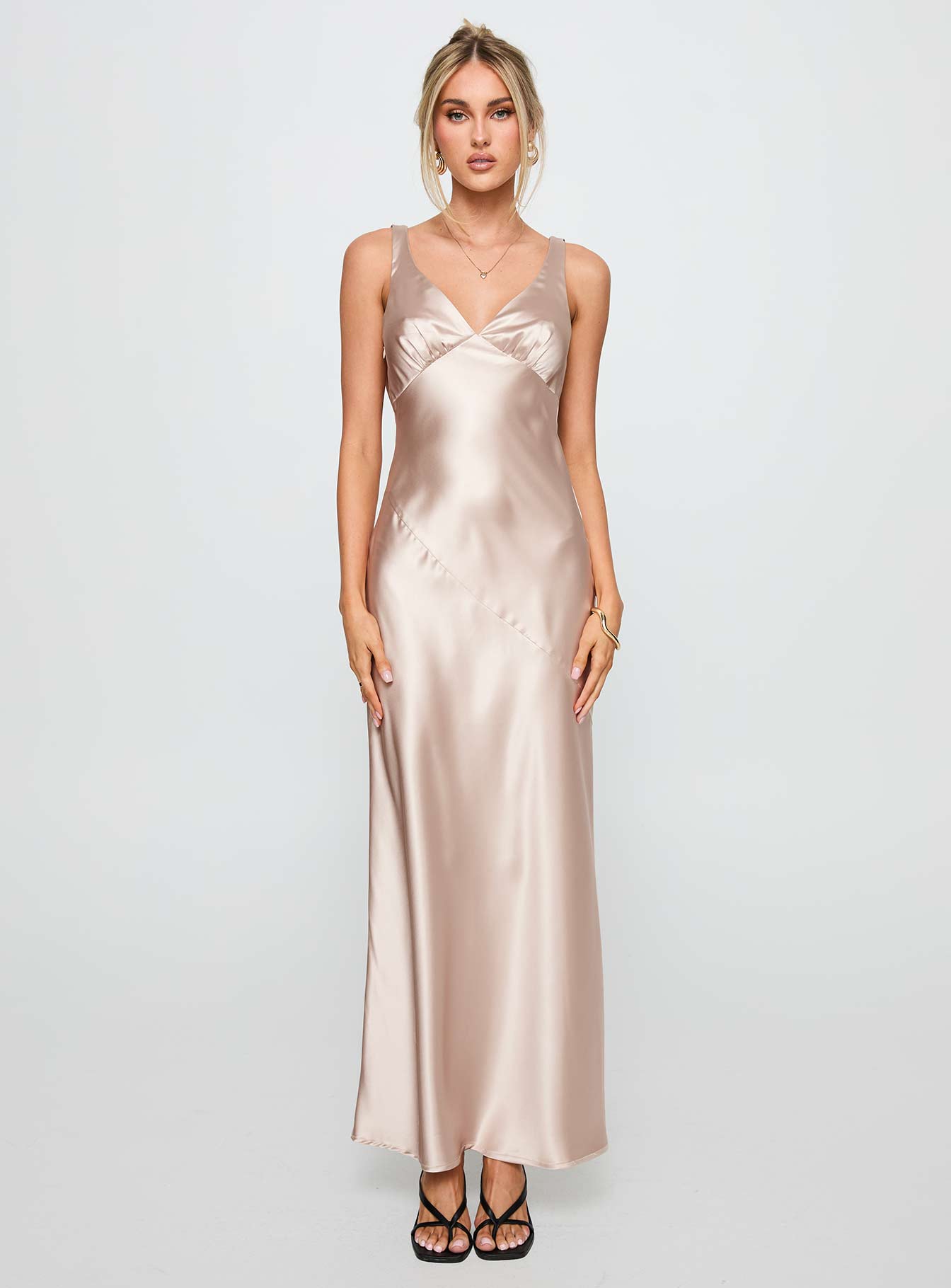 Northern Star Maxi Dress | Champagne | Womens | Princess Polly Northern Star Maxi Dress | Champagne | Womens | Princess Polly