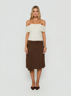 Colettie Short Sleeve Top Cream