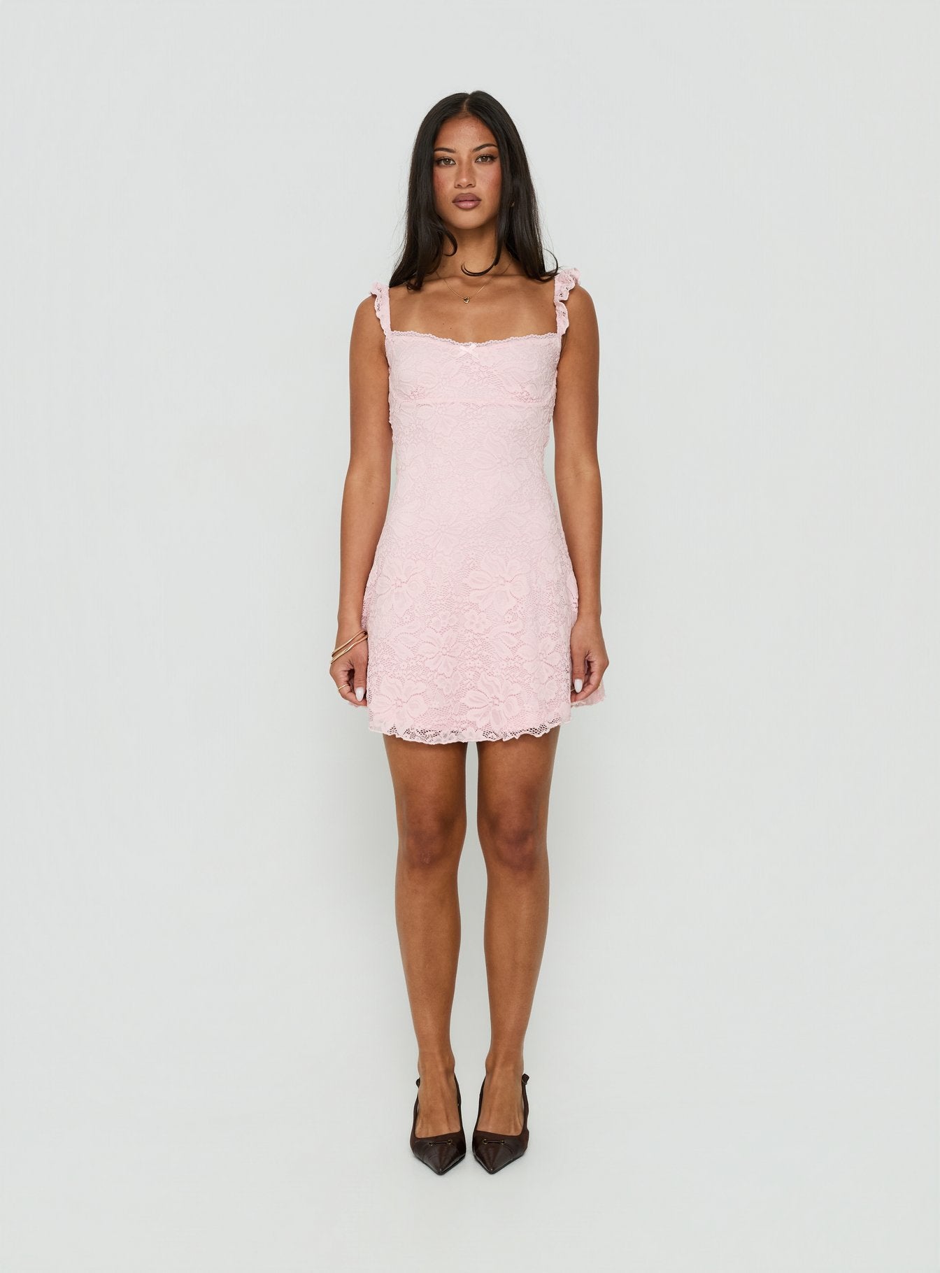 Beacall Mini Dress Light Pink