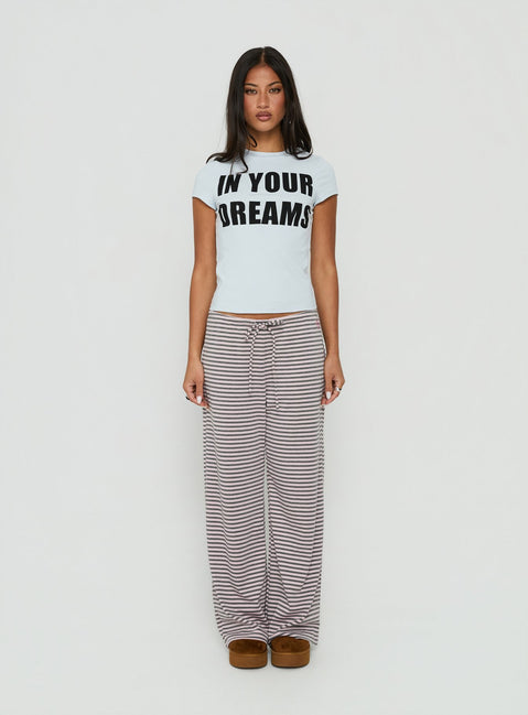 Always In Your Dreams Graphic Sleep Tee Blue
