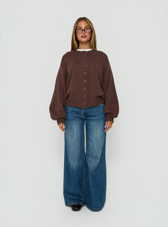 Edern Cardigan Chocolate