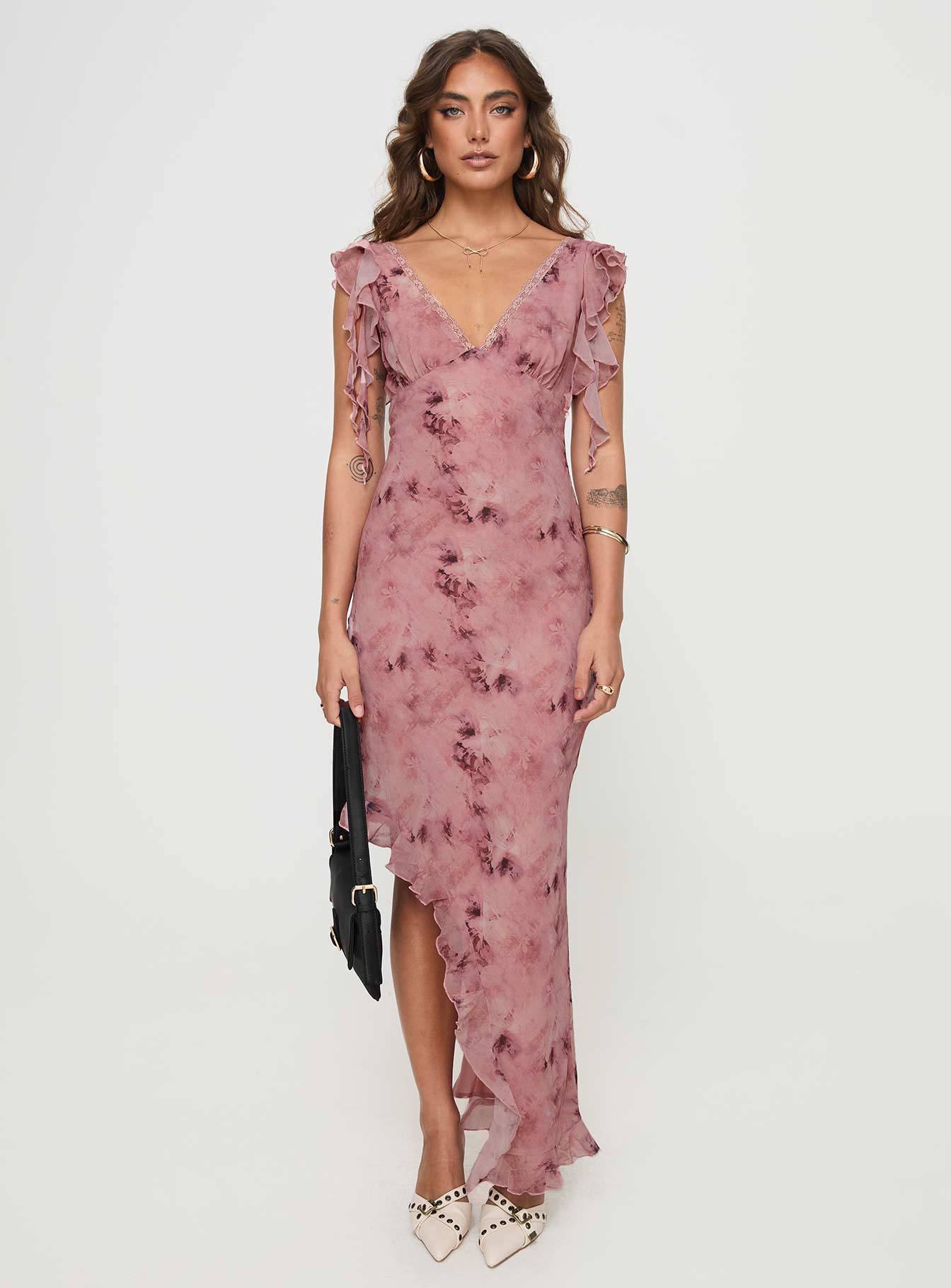 Vestige Midi Dress Pink | Princess Polly Vestige Midi Dress Pink | Princess Polly