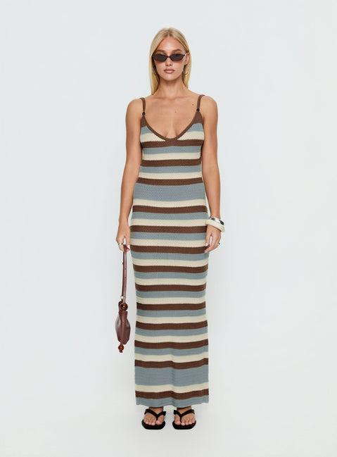 sevilla knit maxi dress superdown Sevilla Knit Maxi Dress in White