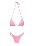 Layla High Cut Cheeky Bikini Bottoms Pink
