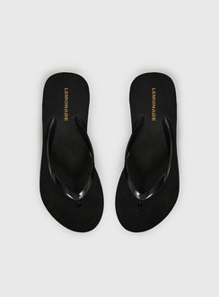 Next Sunday Thong Heel Black