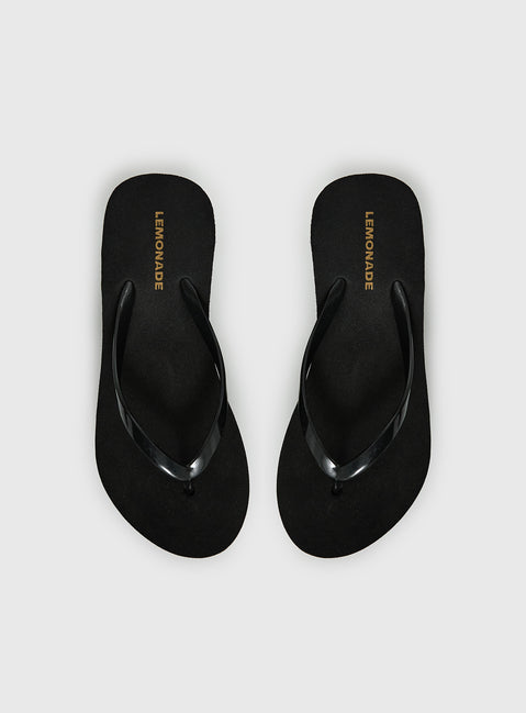 Next Sunday Thong Heel Black