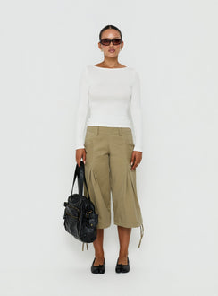 Iria Capri Trouser Khaki
