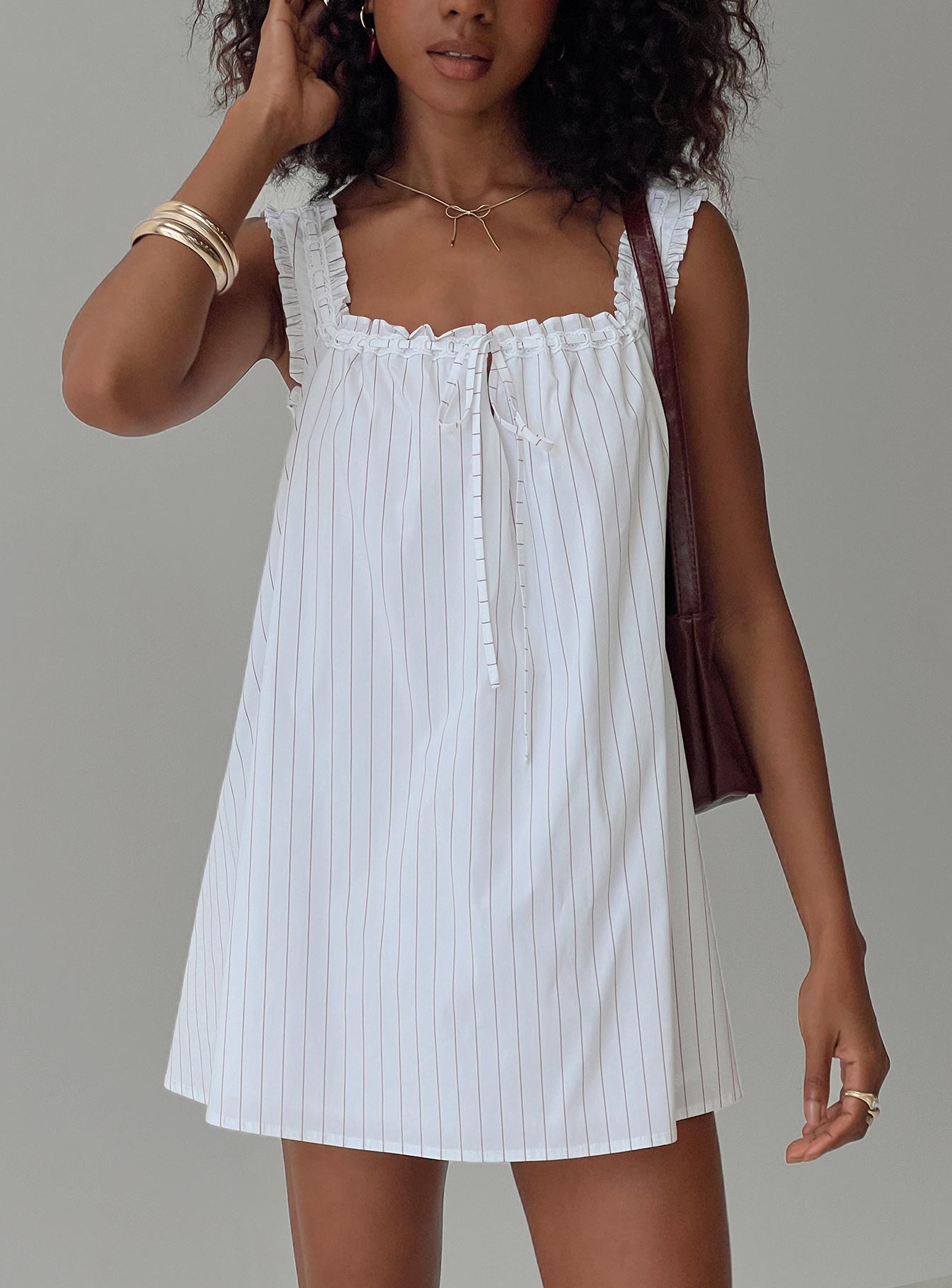 Swing Mini Dress Stripe Swing Mini Dress Stripe