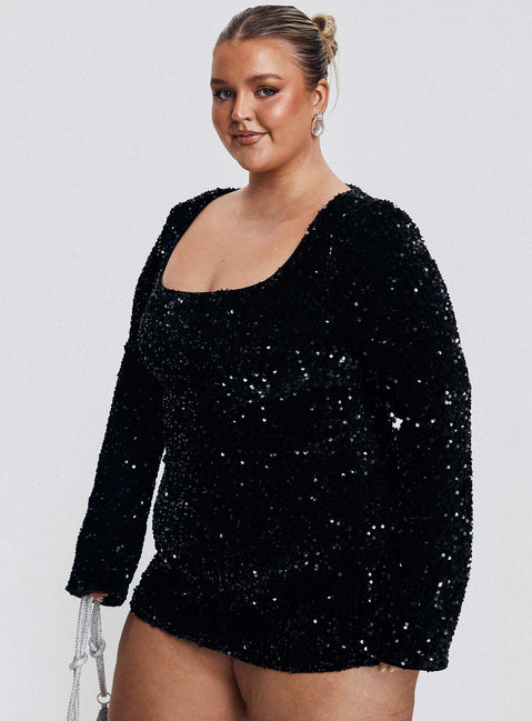 black long sleeve mini dress plus size SCOMCHIC Women's Plus Size Long Sleeve Wrap V Neck Tie Waist A Line Mini Dress Black at Amazon Women's Clothing store