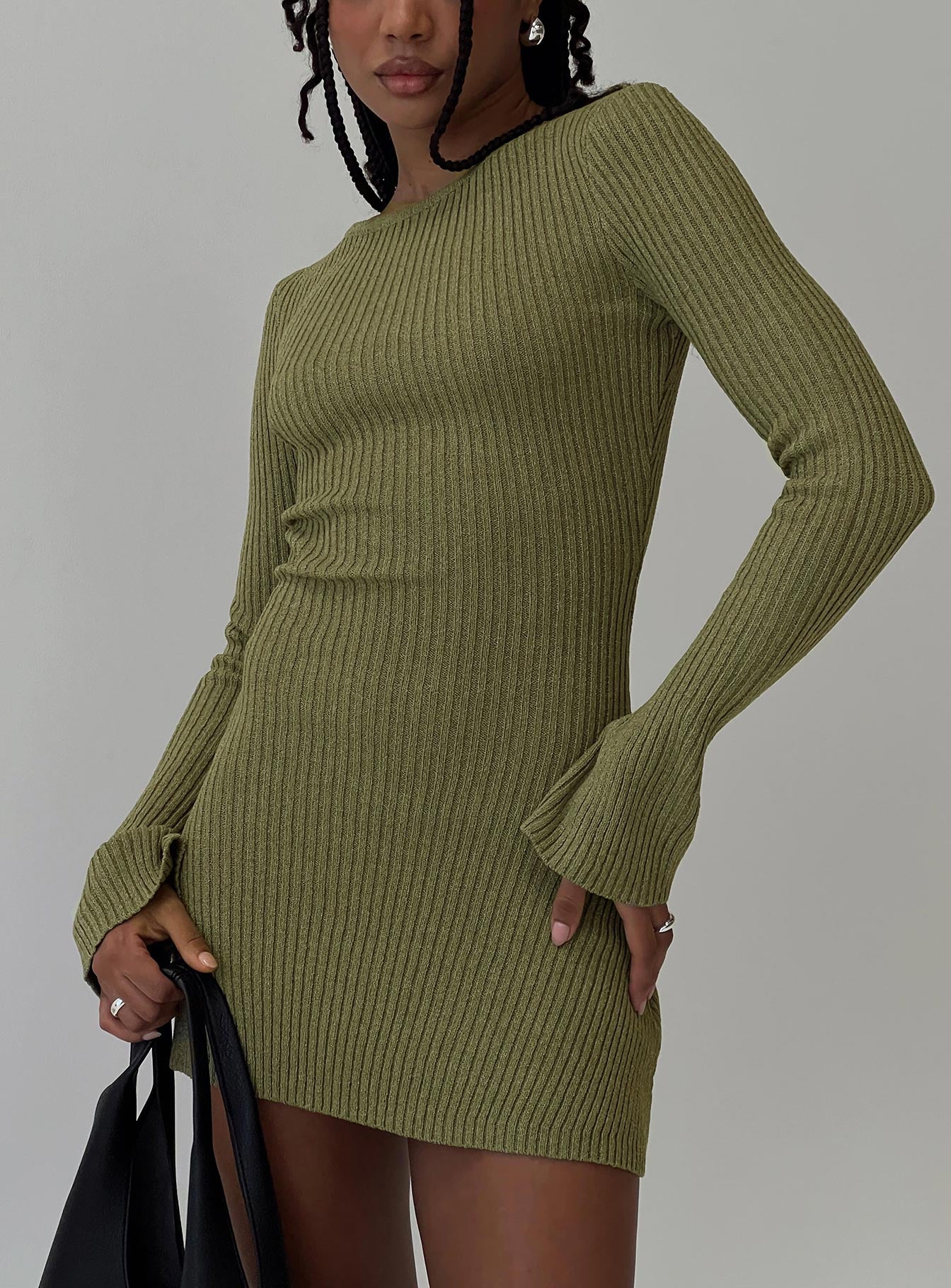 osment knit mini dress black Lavelle Knit Mini Dress