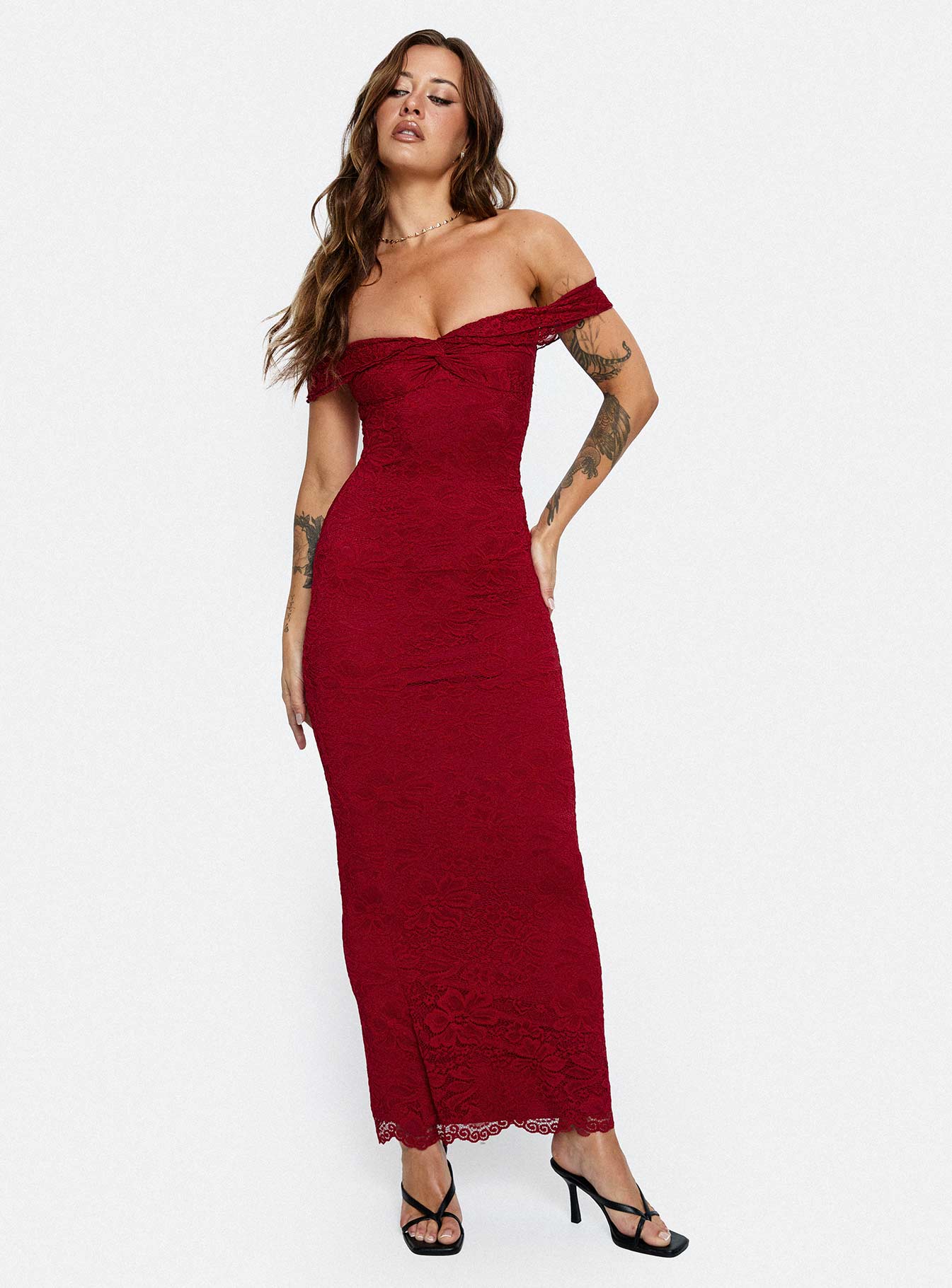 Anabeila Strapless Maxi Dress Red | Princess Polly Anabeila Strapless Maxi Dress Red | Princess Polly