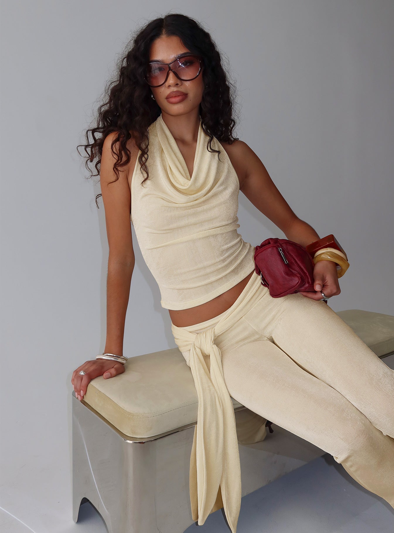 Heritage Halter Top Lemontini